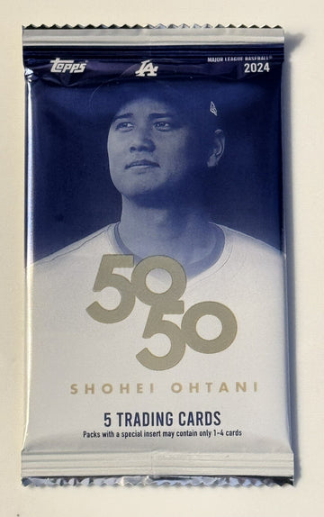 SEALED! 2024 MLB Topps 50/50 Shohei Ohtani Sealed Pack 50 SB 50 HR MVP - IN HAND