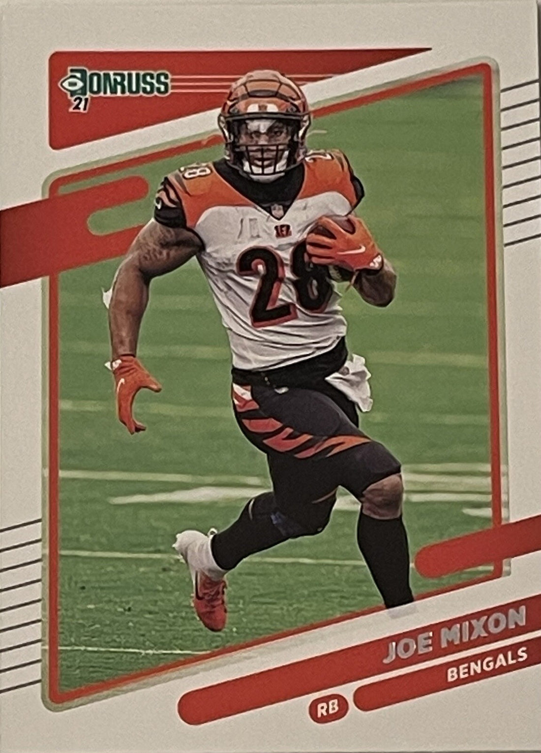JOE MIXON 2021 Panini Donruss Football Card #212 NFL Cincinnati Bengals Football
