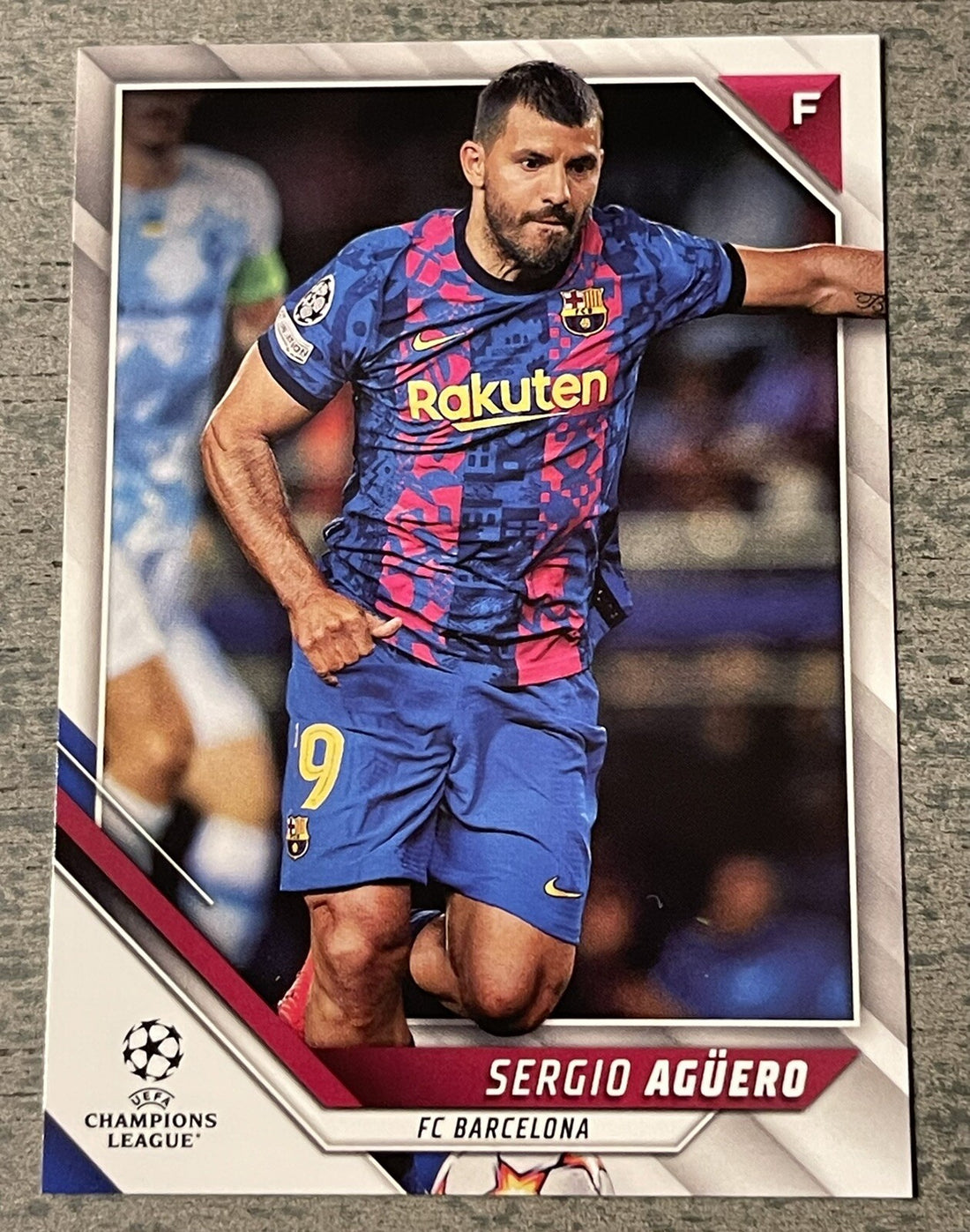 Sergio Aguero 2021-22 Topps Chrome UEFA Champions League Soccer UCL 39 Barcelona