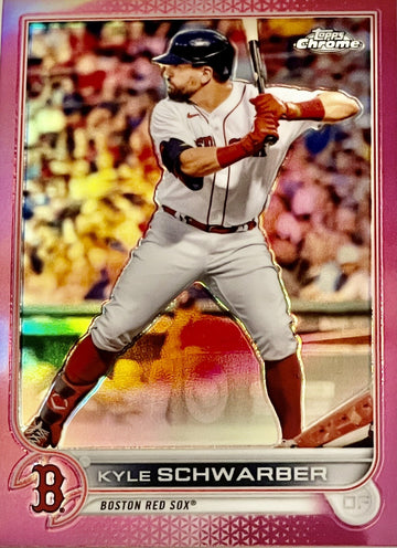 2022 Topps Chrome Kyle SchwarberPink Refractor #110  - MLB Philadelphia Phillies