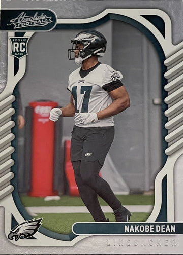 Nakobe Dean 2022 Panini Absolute Football Parallel #187 Eagles 🦅 MINT!