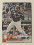 2018 TOPPS CHROME Jose Ramirez #189 Cleveland Indians/Guardians MLB JUST PULLED!
