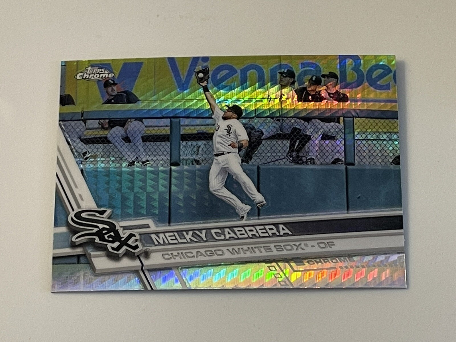 Melky Cabrera 2017 Topps Chrome Refractor Baseball #166 - MLB Chicago White Sox*