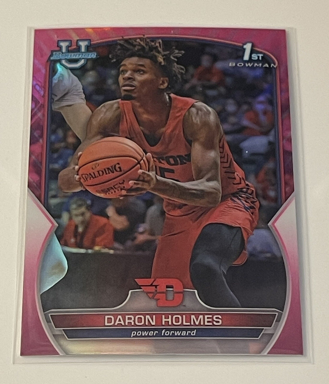 2022-23 Bowman University Chrome DaRon Holmes RC 1st Bowman 83 Dayton Basketball