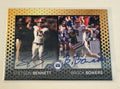 9/50! Brock Bowers/Stetson Bennett Gold Dual Auto RC UGA Bulldogs 2 TIME Champs*