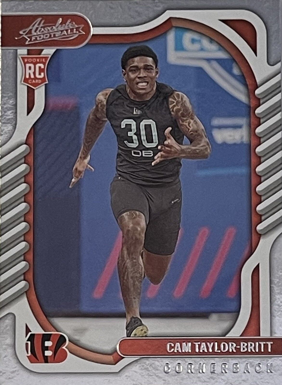 Cam Taylor-Britt 2022 Panini Absolute Football #150 Hobby Silver Bengals 🐅 🔥🐅