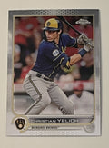 Christian Yelich  2022 Topps Chrome #210 Refractor MLB Milwaukee Brewers MINT!