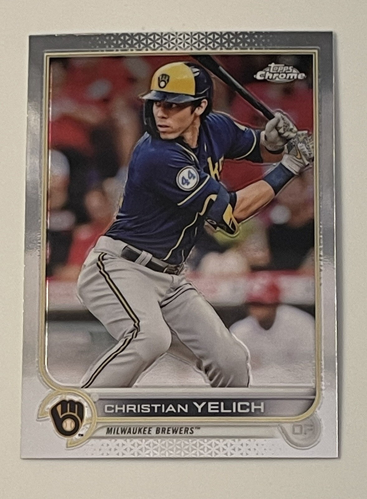 Christian Yelich  2022 Topps Chrome #210 Refractor MLB Milwaukee Brewers MINT!