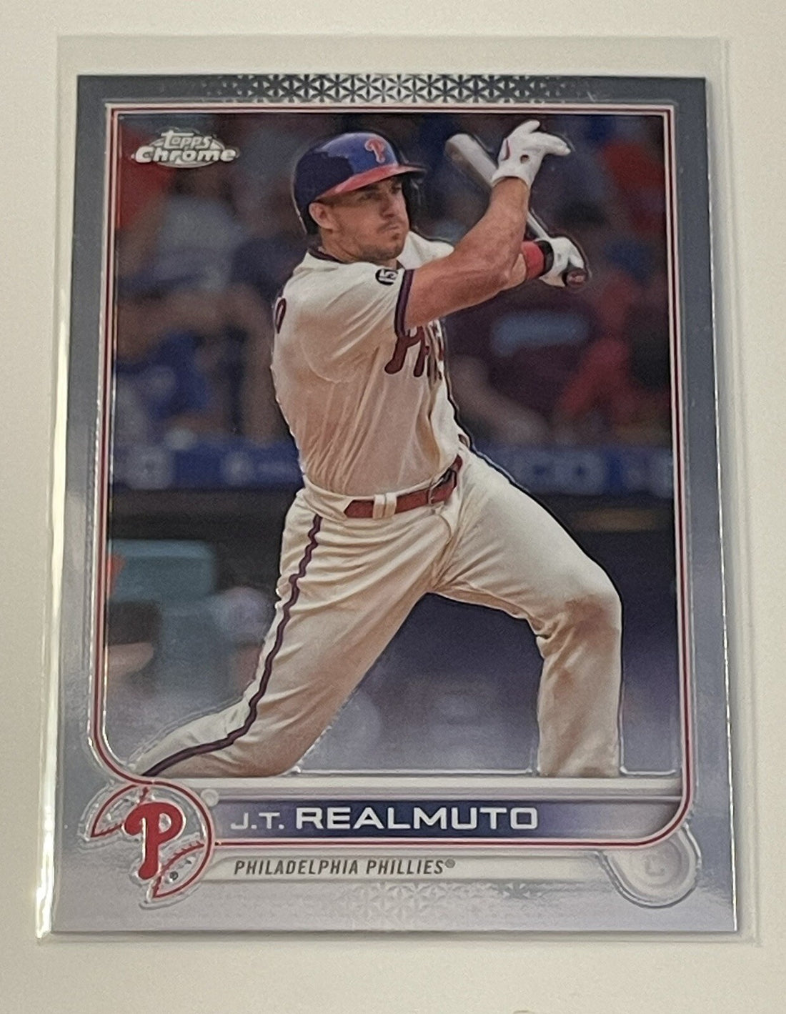 2022 Topps Chrome J.T. Realmuto  - MLB Philadelphia Phillies - Baseball Card #13