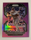 2022 Panini Prizm #178 Manny Machado TIER 2 San Diego Padres Purple Refractor
