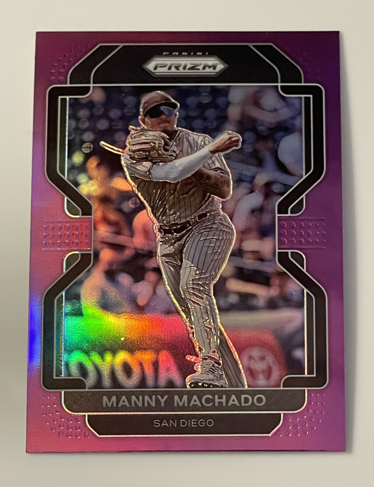 2022 Panini Prizm #178 Manny Machado TIER 2 San Diego Padres Purple Refractor