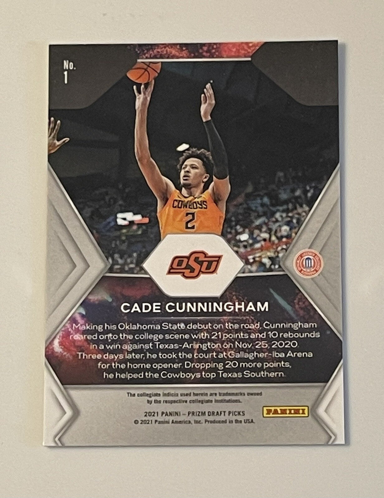 CADE CUNNINGHAM FIREWORKS ROOKIE RC!!! 2021-22 PANINI PRIZM DRAFT PICKS