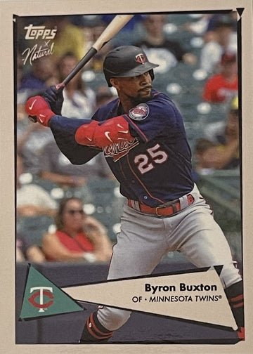 2022 Topps X Naturel 1952 Baseball BYRON BUXTON #15 Collection Edt. Foil Twins