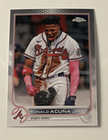 RONALD ACUNA JR 2022 Topps Chrome Card #165 MLB Atlanta Braves WS Champion