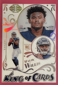 2022 Illusions Malik Willis* RC -338/399 King of Cards Pink Rookie RC* - Texans*