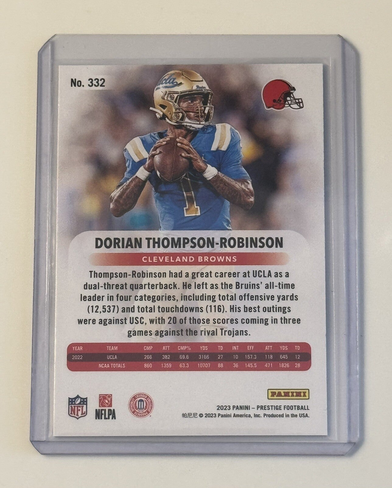 Dorian Thompson Robinson (RC) 2023 Panini Prestige #332 Cleveland Browns Rookie*