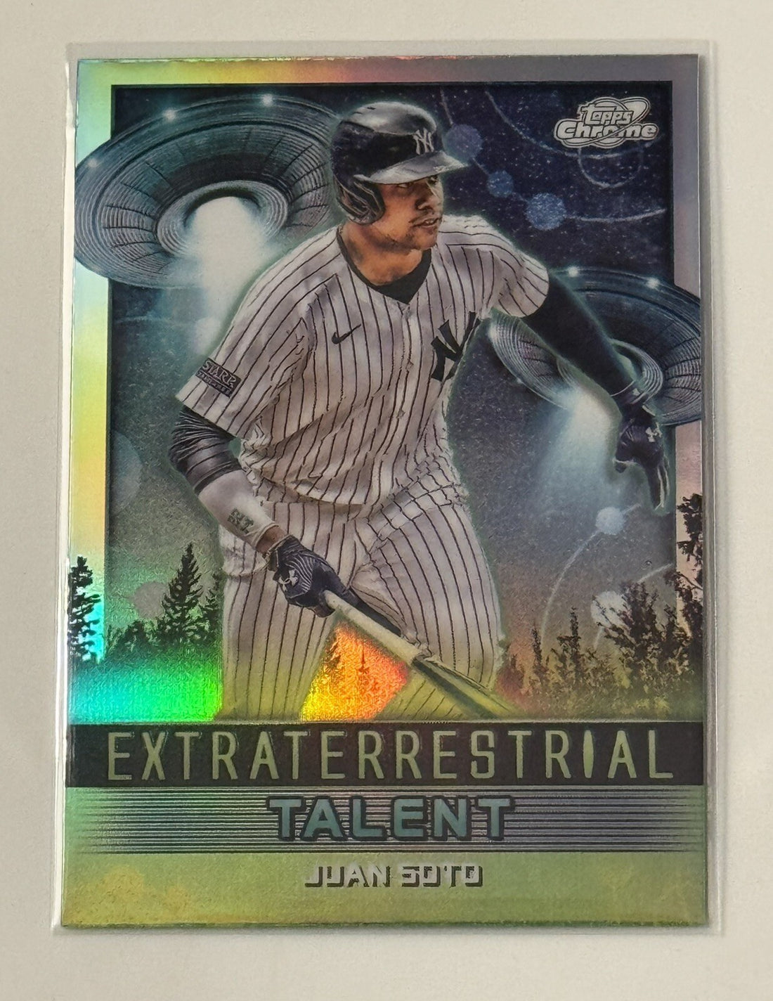 Giancarlo Stanton* - 2024 Cosmic Chrome Refractor ET TALENT MLB NY Yankees #ET-5