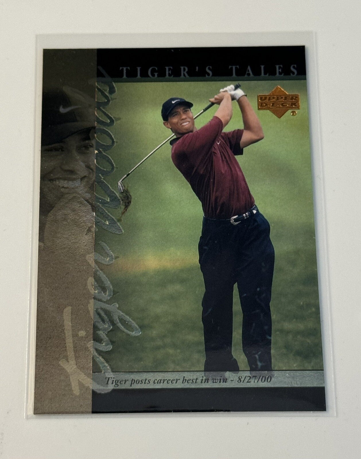 2001 Upper Deck Tiger Woods* RC Tiger's Tales Rookie #TT28 - PGA Tour Golf Card*
