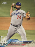 2018 TOPPS CHROME Kenley Jansen #91 MLB LA DODGERS CARD MINT JUST PULLED!