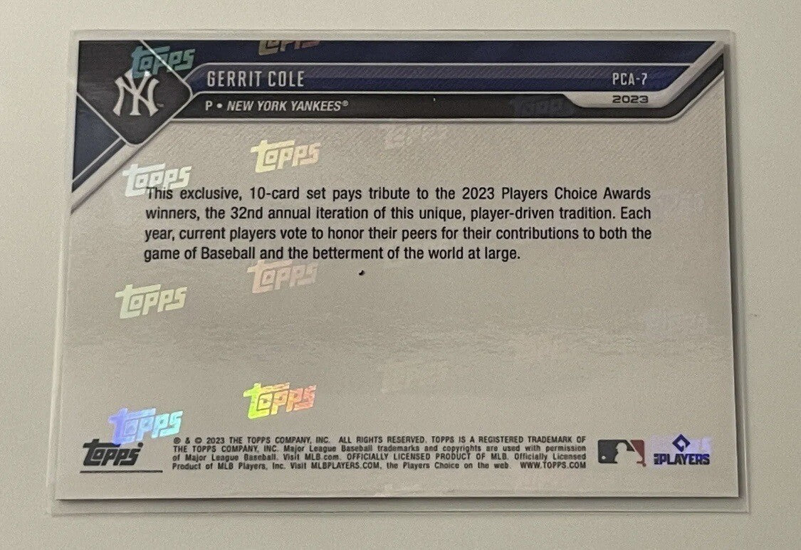 2023 MLB TOPPS NOW Players Choice Awards 10 Card Set Carroll RC Gunnar RC Ohtani