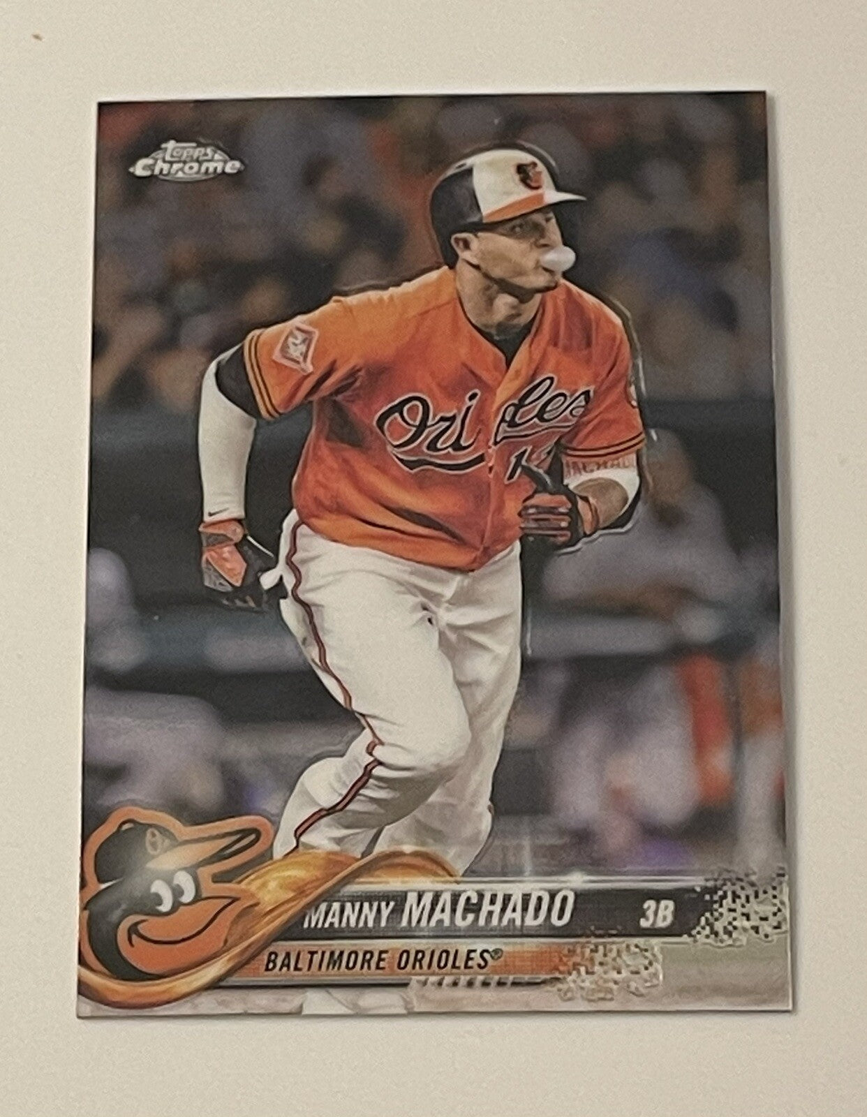 2018 Topps Chrome Manny Machado Cleveland Guardians/Indians #95 MLB JUST PULLED