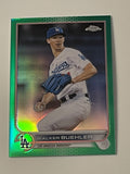 2022 Topps Chrome -Walker Buehler* Green Logofractor SP #45/99 - MLB LA Dodgers*