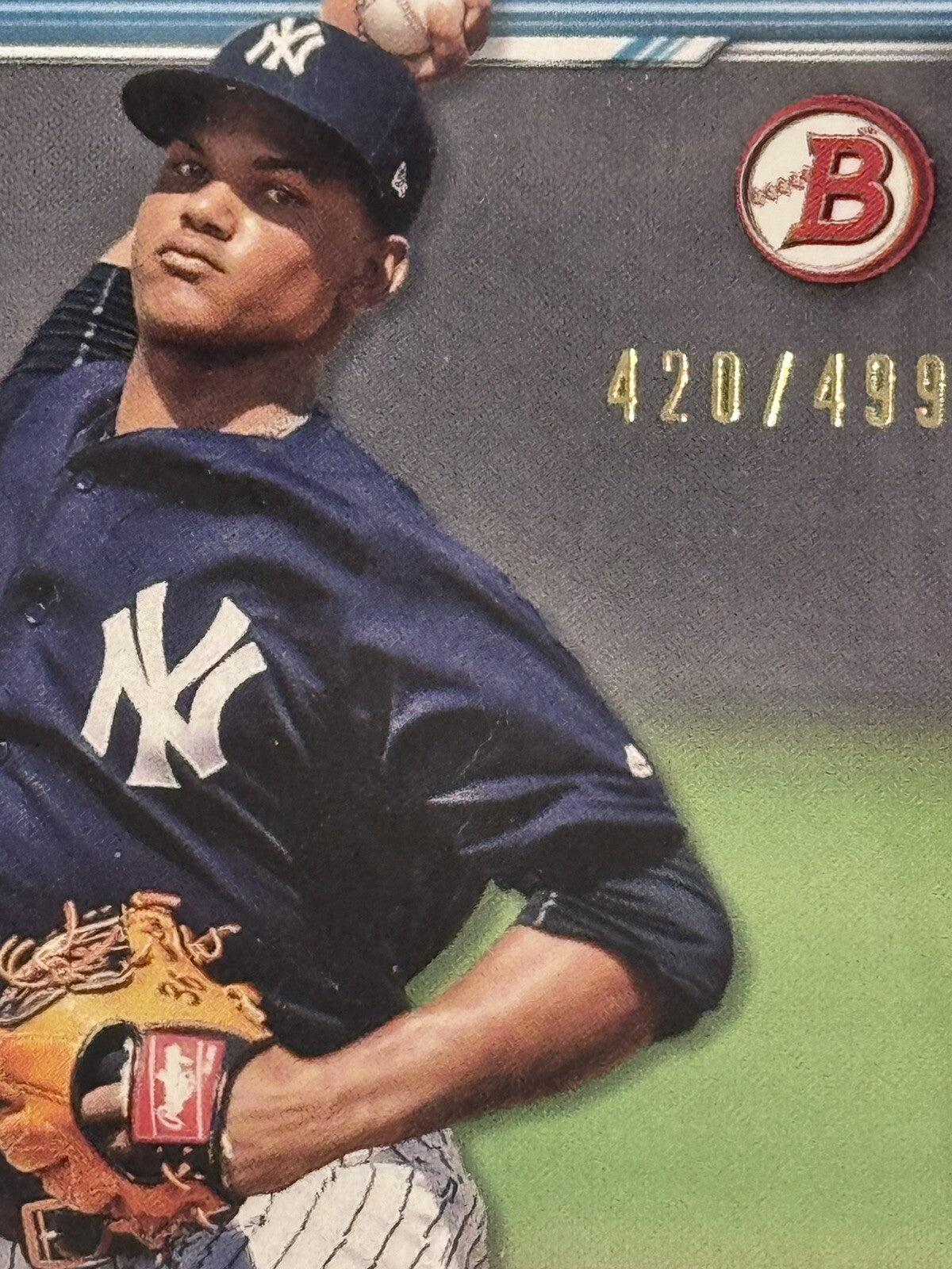 420/499* Albert Abreu RC 2019 Bowman Prospects Card #BP-147 MLB New York Yankees