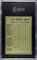 1971 Topps MLB World Series Game 3 SGC 1 Card #329 - 54 HOF Players In This Set!