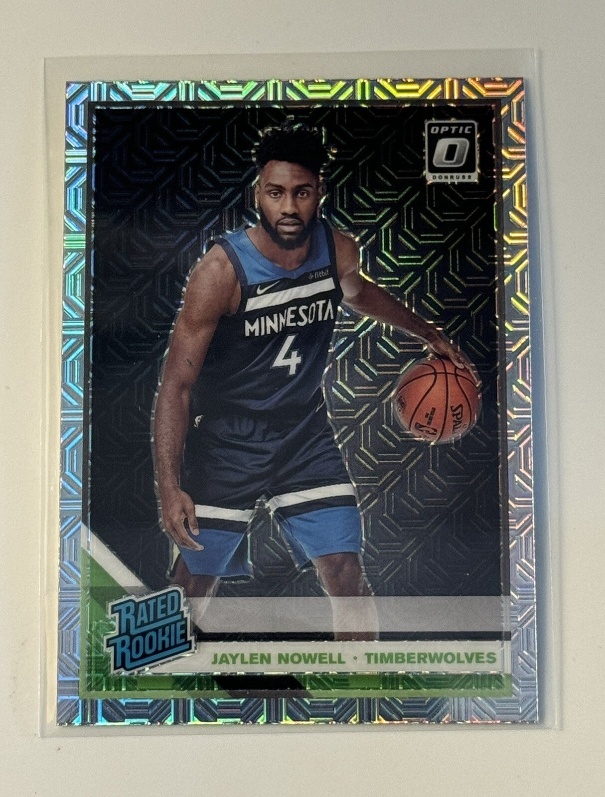 2019-20 Donruss Optic Jaylen Nowell Purple RC Prizm Rated Rookie NBA TWolves 155
