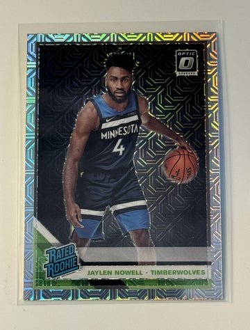2019-20 Donruss Optic Jaylen Nowell Purple RC Prizm Rated Rookie NBA TWolves 155