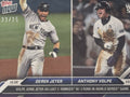23/25 Anthony Volpe/Derek Jeter 2024 Topps NOW 3 Runs In WORLD SERIES GAME READY