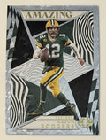 2022 Panini Illusions Aaron Rodgers* Football Base Card #A-3 GB Packers/NY Jets*