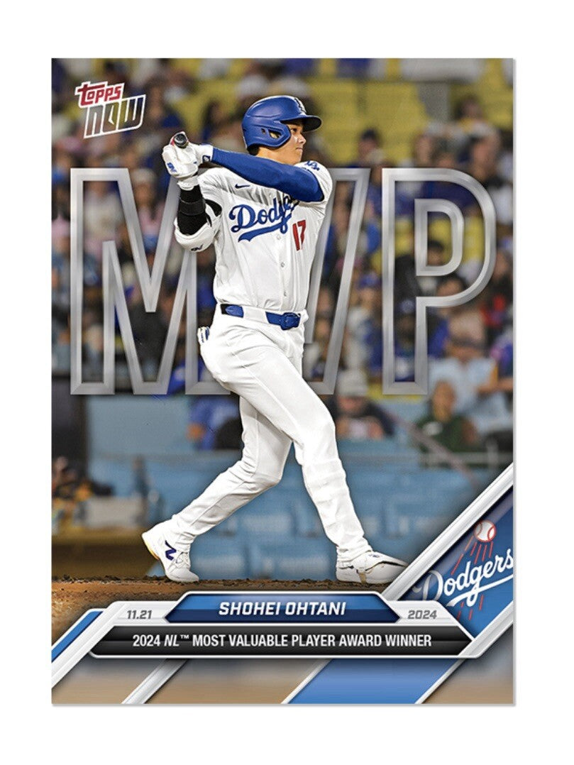 Shohei Ohtani* NL MVP* WINNER 2024 MLB TOPPS NOW OS-5 - MLB LA Dodgers* - READY!