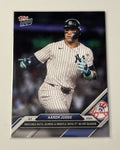 Aaron Judge MLB NY Yankees 2024 Topps Now Card - Matches Ruth Gehrig Mantle #504