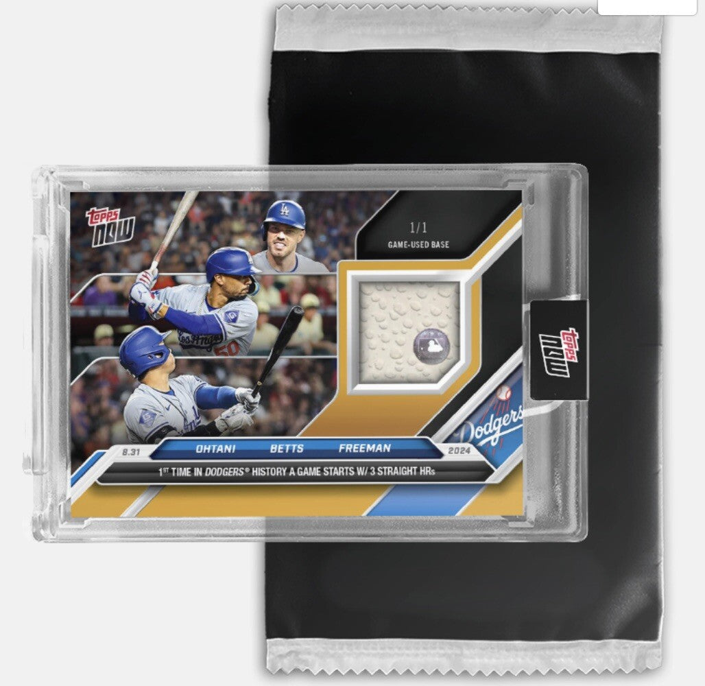 ALCS NY Yankees* GAME USED BASE RELIC # to 125 OR LOWER* 2024 MLB Topps NOW #856