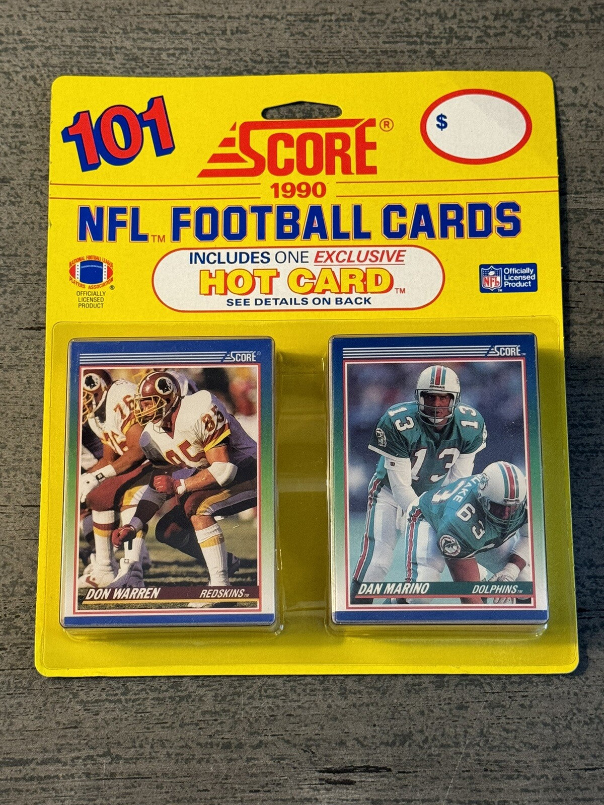 Dan Marino* 1990 Score 101 SEALED NFL Football Cards Includes NFL Hot Card*