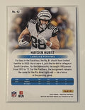 Hayden Hurst* 2023 Panini Prestige Hyper Xtra Points - NFL Carolina Panthers #42