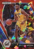 2021-22 Panini Prizm Draft Picks Red Cracked Ice Jaylen Brown #79 Celtics