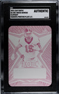 1/1 Brock Bowers RC 2022 Leaf EXOTIC Magenta Elephant Printing Plate - UGA Dogs*