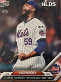 4/5* Sean Manaea* 1st Postseason Win Mets 2024 MLB Topps NOW - NY Mets Card 814*
