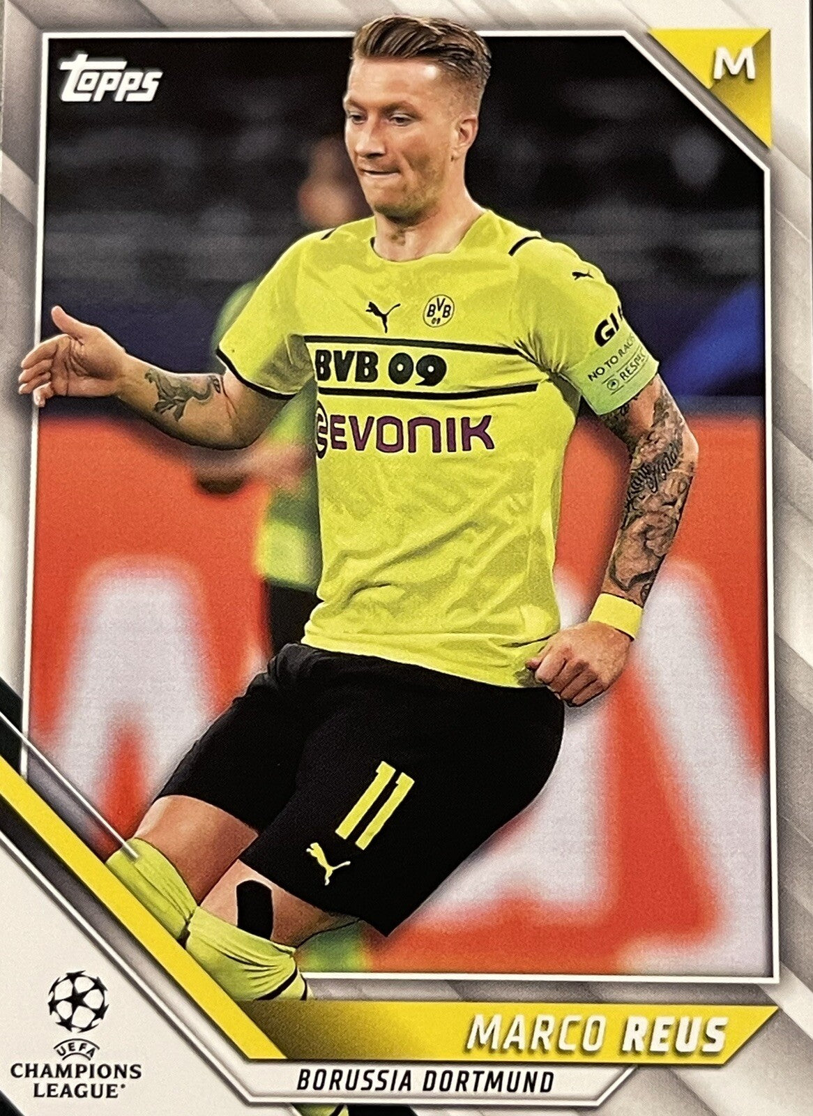 2021-22 Topps UEFA Champions League - Marco Rues #178 Borussia Dortmund MINT!
