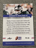 2022 Leaf Pro Set Kenneth Walker III* RC Seattle Rookie Card #PS-09 NFL Seahawks