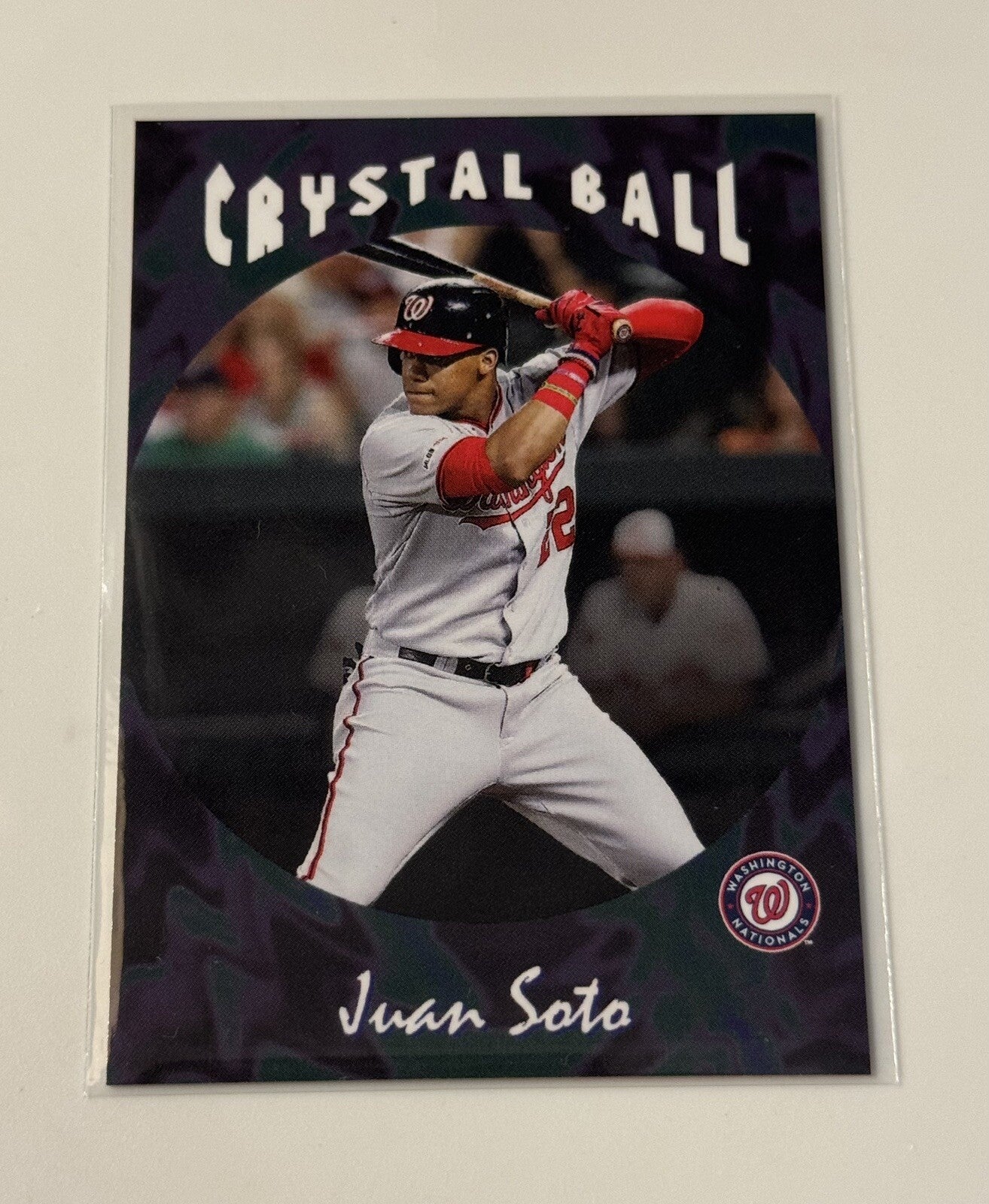 Juan Soto* 2019 TOPPS THROWBACK THURSDAY CRYSTAL BALL MLB Nationals/Yankees #186