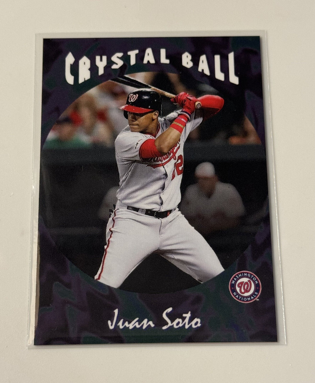 Juan Soto* 2019 TOPPS THROWBACK THURSDAY CRYSTAL BALL MLB Nationals/Yankees #186
