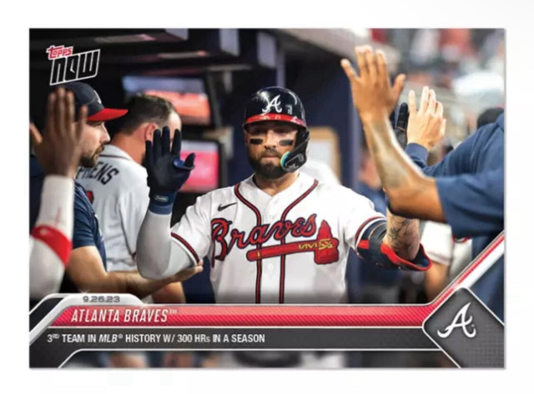 Atlanta Braves 300 HRs Season* Kevin Pillar Matt Olson - MLB 2023 Topps Now #922