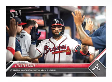 Atlanta Braves 300 HRs Season* Kevin Pillar Matt Olson - MLB 2023 Topps Now #922
