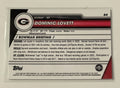 2023 Bowman University Chrome Dominic Lovett #64 1st Bowman UGA Georgia Bulldogs