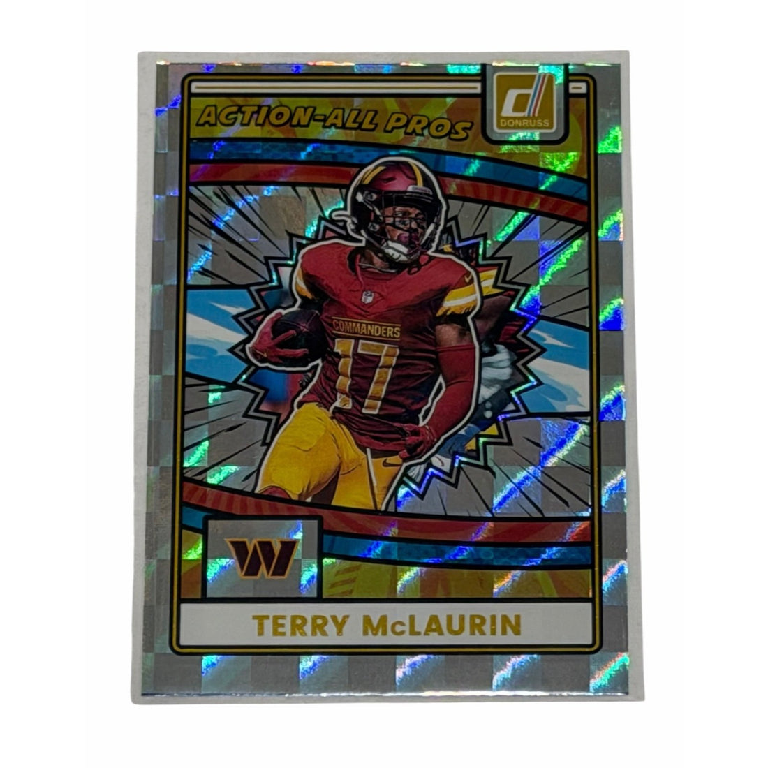 Terry McLaurin Donruss Terry McLaurin 2025 Donruss Action All Pros Silver Press Proof Commanders