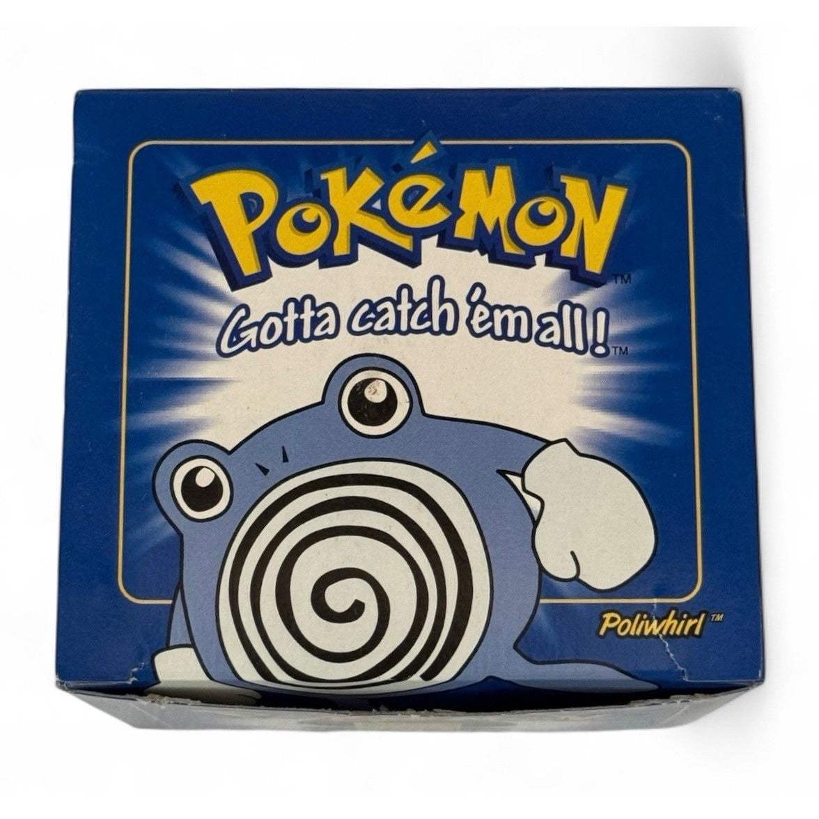 SEALED Vintage 1999 Pokémon Poliwhirl 23K gold-plated Burger King promo card in box