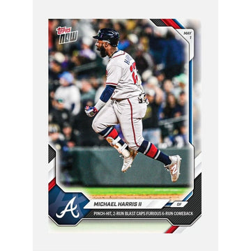 ONLY 607 Printed Michael Harris II 2026 MLB Topps NOW Card #151 Braves Comeback